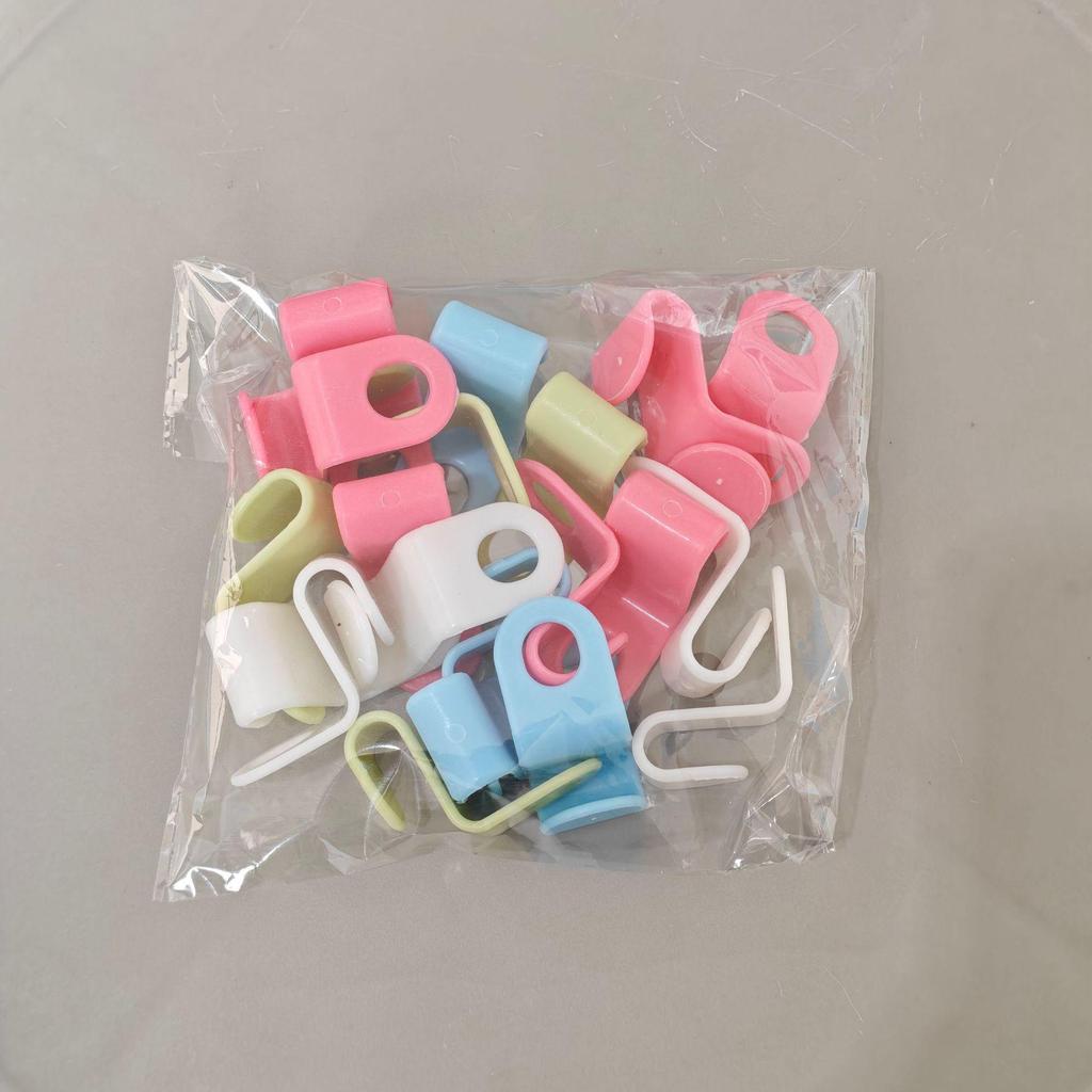 Sturdy Plastic Hanger Connector Hooks for Household Storage