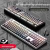 Teclas de Teclado Mecânico PBT Coloridas em Gradiente, Personalizadas Double Shot, Impressão Lateral, Translúcidas, Sublimação por Corante em Cinco Lados, Conjunto Completo