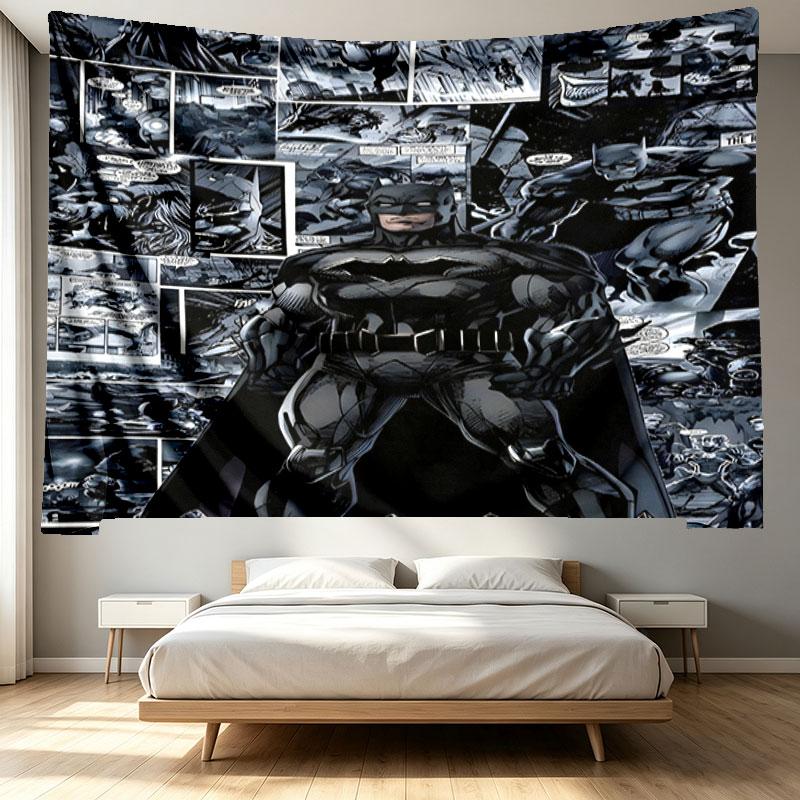 Superheroes Print Tapestry - Portable Wall Decor Cloth, for Home, Dorm, Travel, Bedroom, Living Room - Ideal Birthday Housewarming Gift