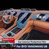 Für BYD YANGWANG U8 2024 Auto Innenraum Mittelkonsole Transparente TPU Schutzfolie Kratzfest Reparaturfolie Zubehör