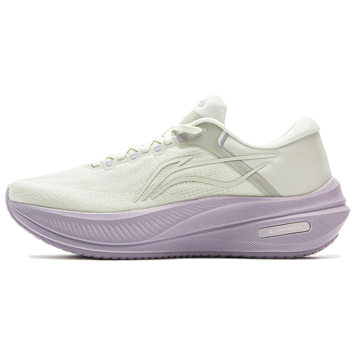 

New LiNing Yueying 5 Cushioning, Wear Resistant Low top Casual Running Shoes Women s White Purple ARHV016-2 36