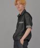Seinteukeulu Wrinkle Pocket Short Sleeve Denim Anorak Wpa-415 Gray Black
