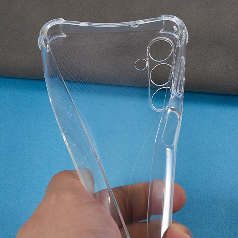 For Samsung Galaxy A14 4G/5G Transparent TPU Phone Case Anti-drop Corners Cell Phone Cover