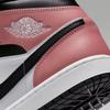 DQ8426-100 Nike Air Jordan 1 Mid Blanco Rosa Óxido Negro (De hombre)