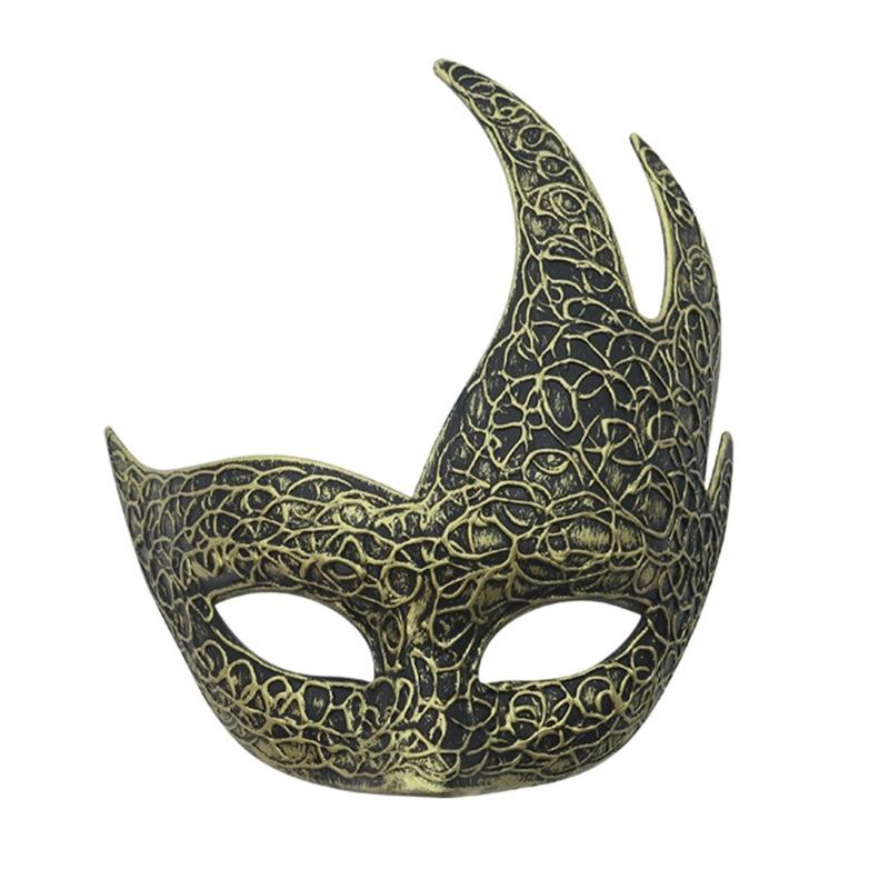 Retro Masquerade Mask Mardi Gras Mask Venetians Party Mask Half Face Mask for Halloween Ball Cosplay Performances Props