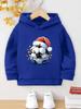 New Christmas sports top sports hoodie, autumn and winter warm long sleeved pullover top