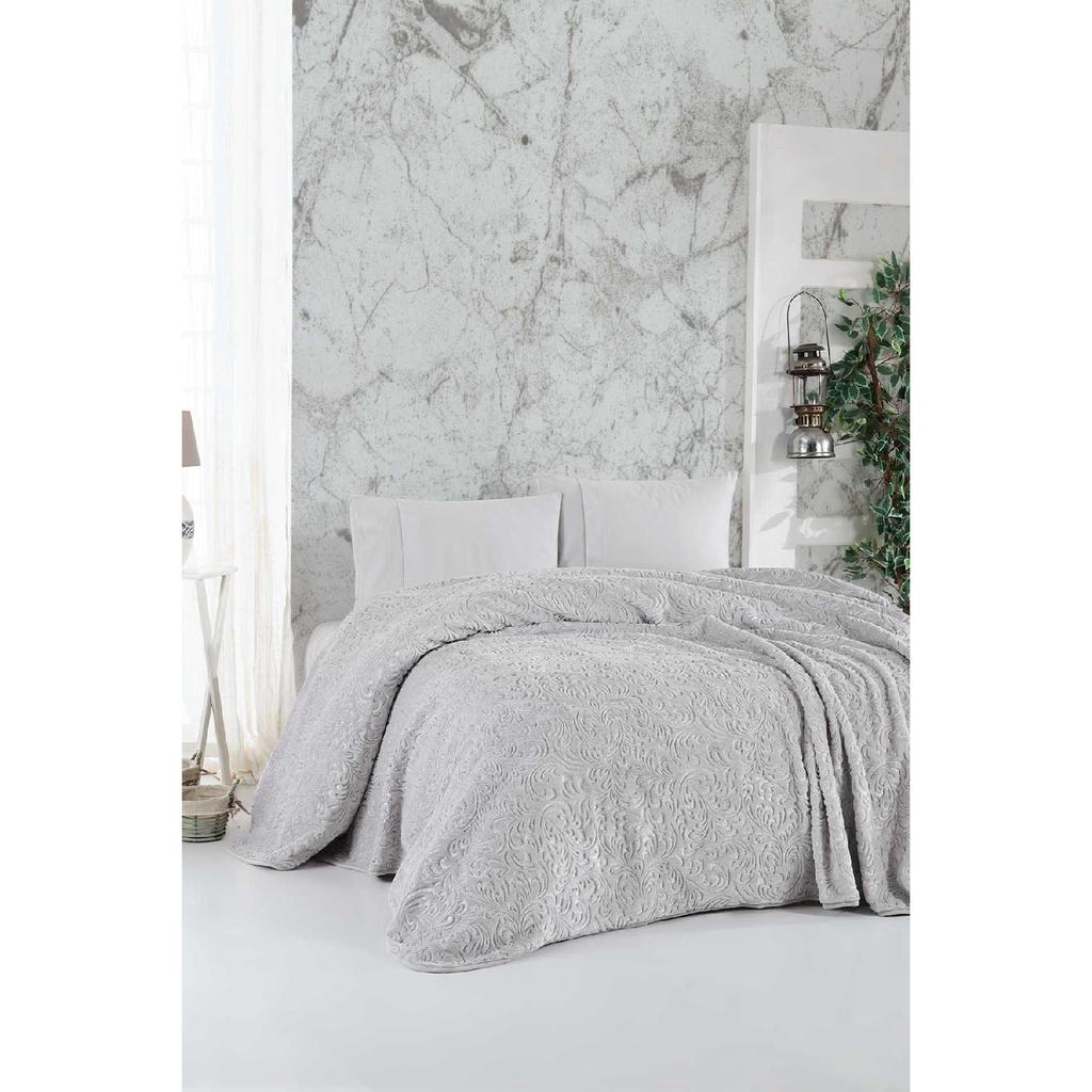 Double Embos Blanket Dried Rose