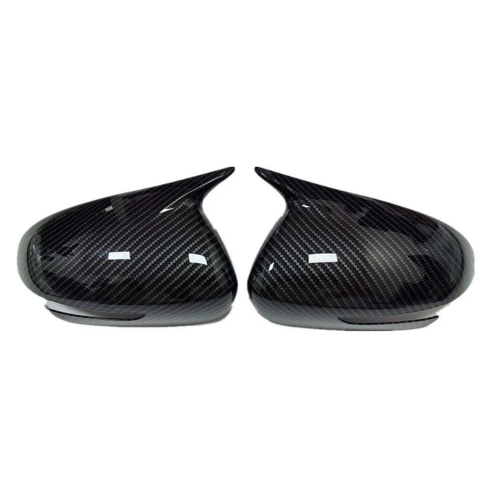 Para Kia Sportage KX5 2016-2019 Adesivo de carro Espelho retrovisor lateral Capa de asa Tampa externa da porta Capa de visão traseira Guarnição de fibra de carbono