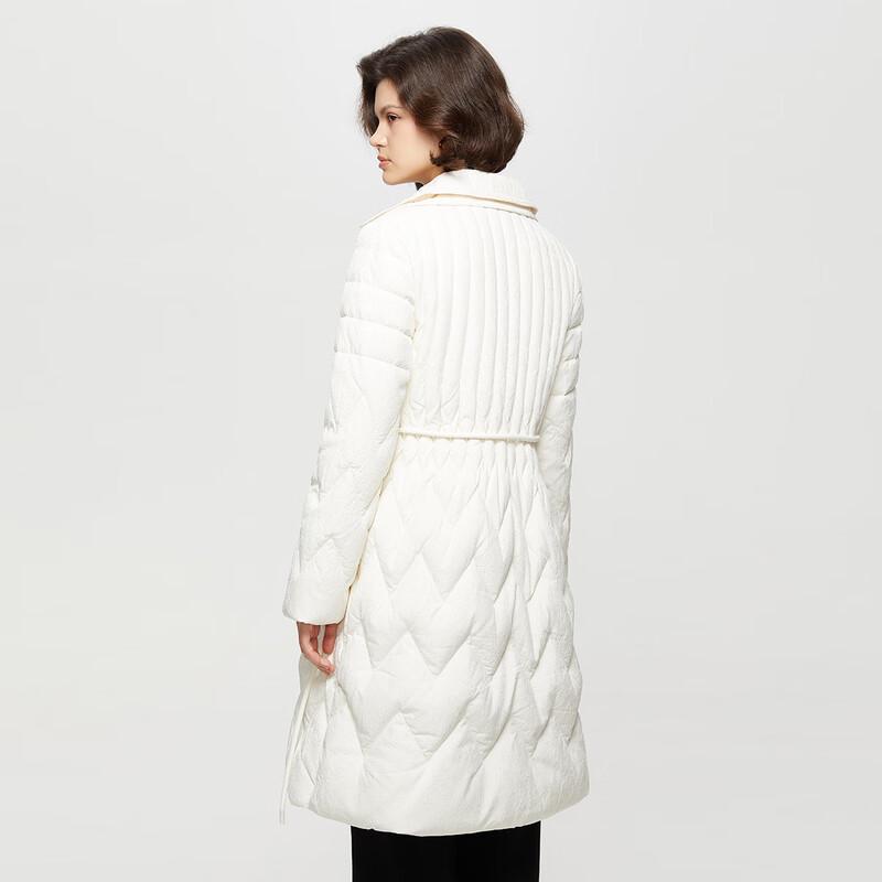 Women's Double-Layer Lapel Mid-Length Down Jacket