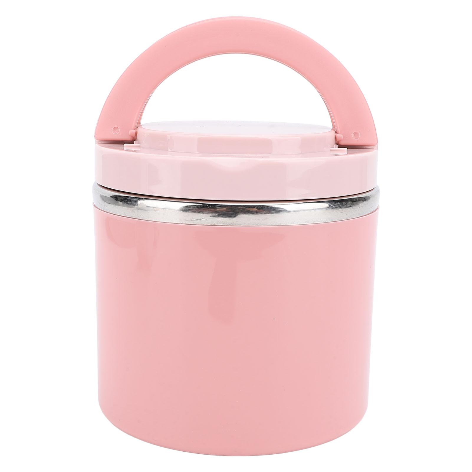 

Коробка для завтрака и обеда с крышкой, портативная ручка, контейнер для еды из нержавеющей стали для студента, офисного работника 630ml(12x12x12cm)