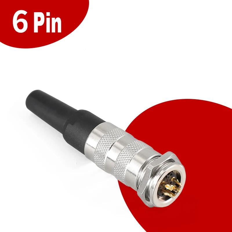 J09 Waterproof Female Plug Male Socket Aviation Connector M16 2 3 4 5 6 7 8 12 14 16 19 24 Pin Quick Sensor Signal Adapter