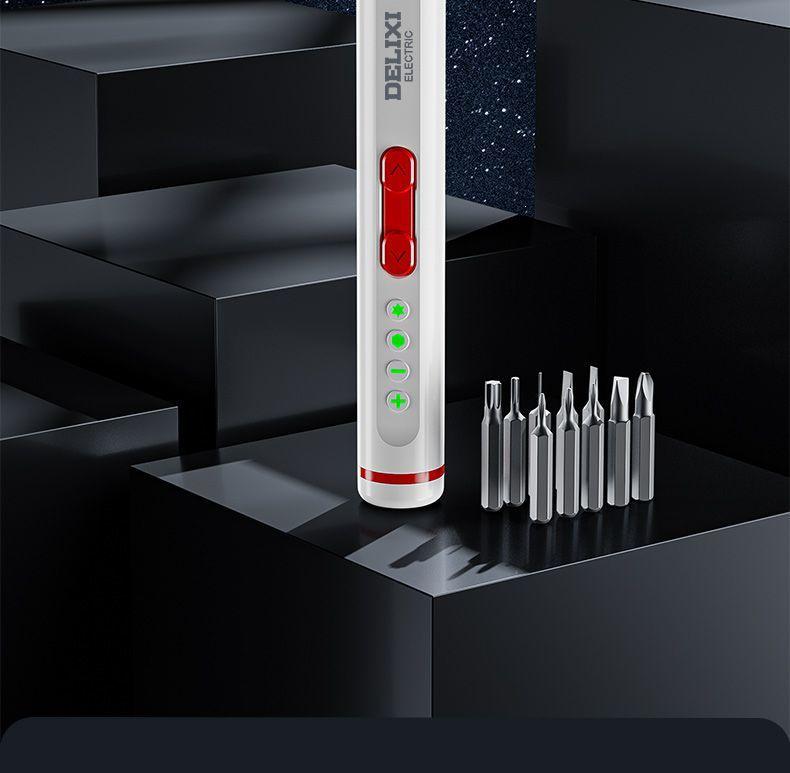 Rechargeable Multifunctional Mini Electric Screwdriver Set with Lithium Battery