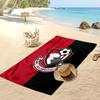 Bournemouth Football Print Beach Towel, Large Soft Quick Dry Towel for Beach Camping Swimming