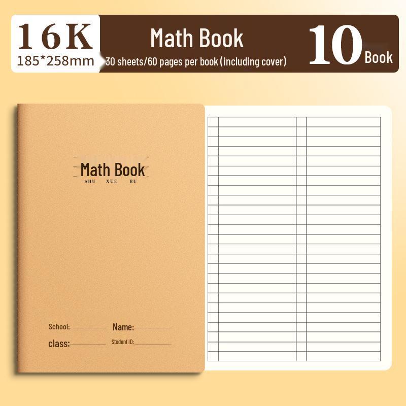 16k Language Composition Notebook - 400 Grids, Ideal for 3rd To 6th Grade Students