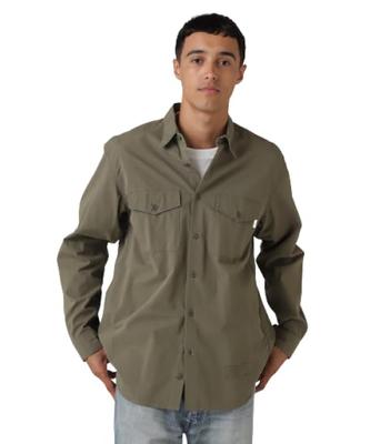 BASIC ARMY POPLIN L/S SHIRT Men's L 310 Olive