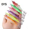 12CM/10G Luminous Shrimp Bait with Squid Jig Hook Realistic Bionic Artificial Lure Saltwater Freshwater Bass Walleye Trout Fishing Accessories