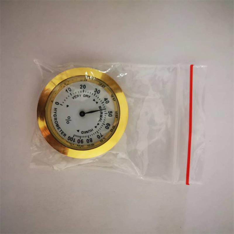 1 Stück Auto Eingebettetes Mini Thermometer, Hygrometer, Hygrometer, Musikinstrumentenkoffer, Feuchtigkeitsbeständiges Zeiger-Thermohygrometer