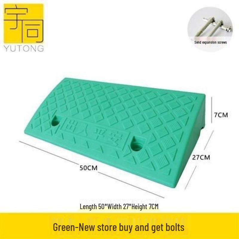 Dreieckige Kunststoff-Autoschwellenrampe & Geschwindigkeitsbegrenzungspad