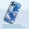 Kawaii Cloud & Colorful Star Sky for iphone 17 case for coque iphone Case fundas Glass for iPhone 17 16 15 14 13 12 pm Pro Plus