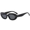  New Oval Women Fashion Sunglasses Shades UV400 Retro Punk Rivets Men Sun Glasses