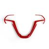 Steering Wheel Moulding Cover Trim Decor Strip for Jeep Grand Cherokee 2014+ Red