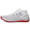 adidas Dame 4 'Rose City' (Unisex) White / Grey-Light Scarlet Basketball Shoes CQ0471