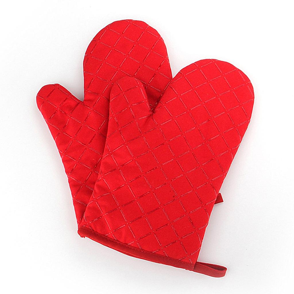 Silicone Gloves Oven Microwave Oven Baking High Temperature Heat Insulation Non-Slip Thickening Household Industry
