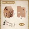 Christmas Candy Boxes 30 Pieces House Shape Favor Containers Small Christmas Boxes For Kids Adults Home Wedding Birthday