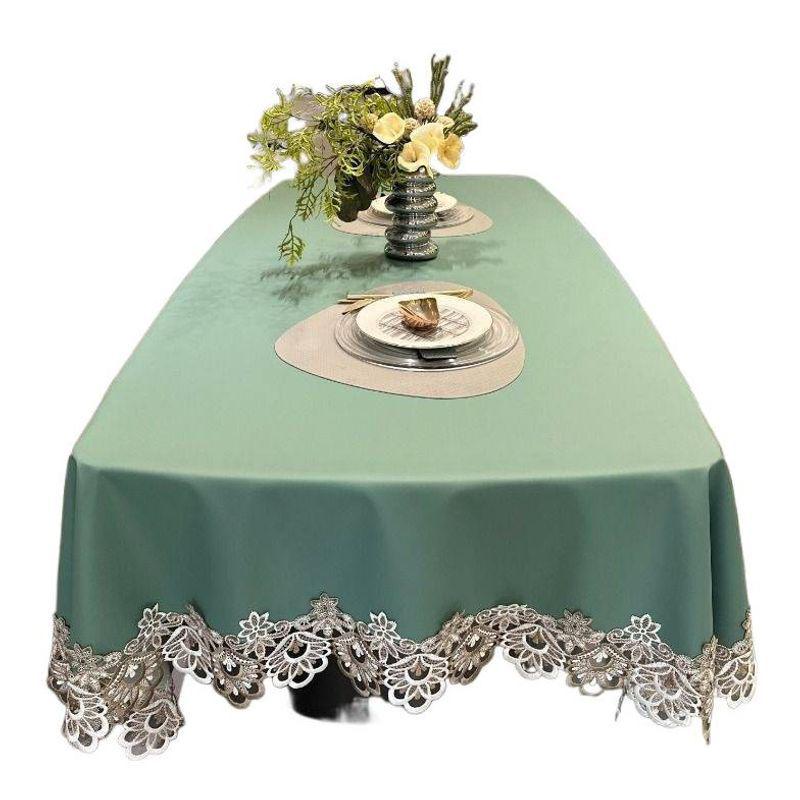 Luxurious Soft Leather Tablecloth - Lightweight, Wash-Free, Perfect for Dining or Coffee Tables, Rectangular or Oval, Popular Choice