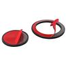 ABCDGE1 ABS Car Steering Wheel Emblem Badge Sticker Decals For Skoda Octavia Superb Rapid Kodiaq Karoq Fabia Kamiq Enyaq Citigo Vision