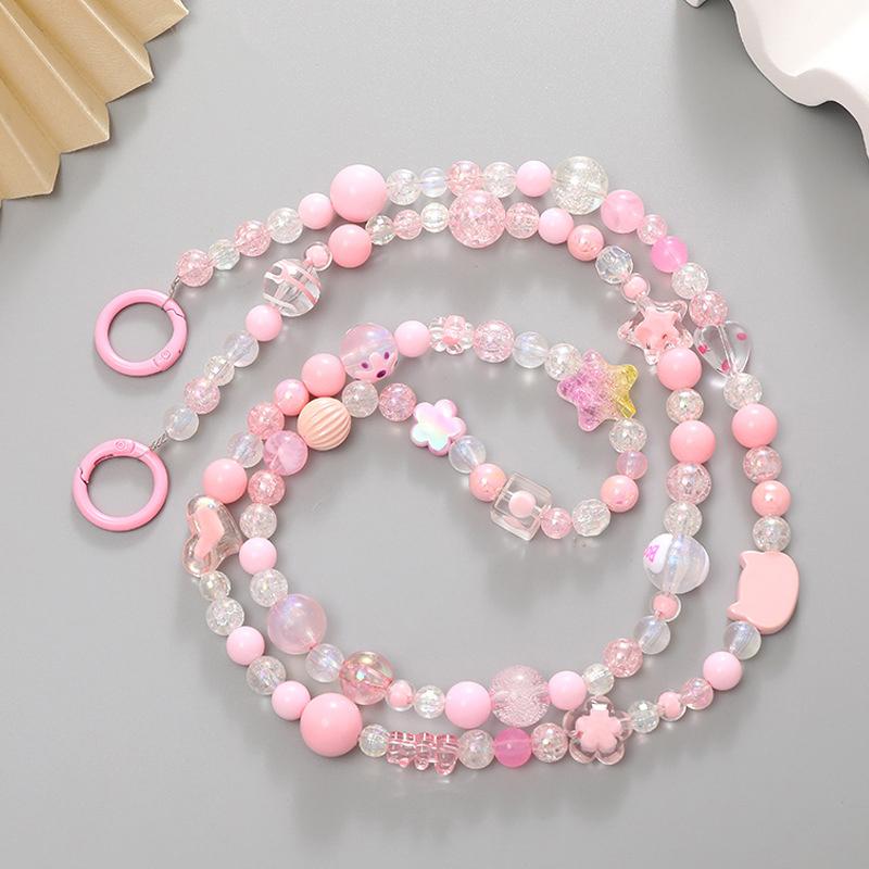 

Цветная цепочка для телефона через плечо с бусинами, ремешок Baby Three, сменные ремни для сумок, подвесной брелок для сумок, брелок Kimmon