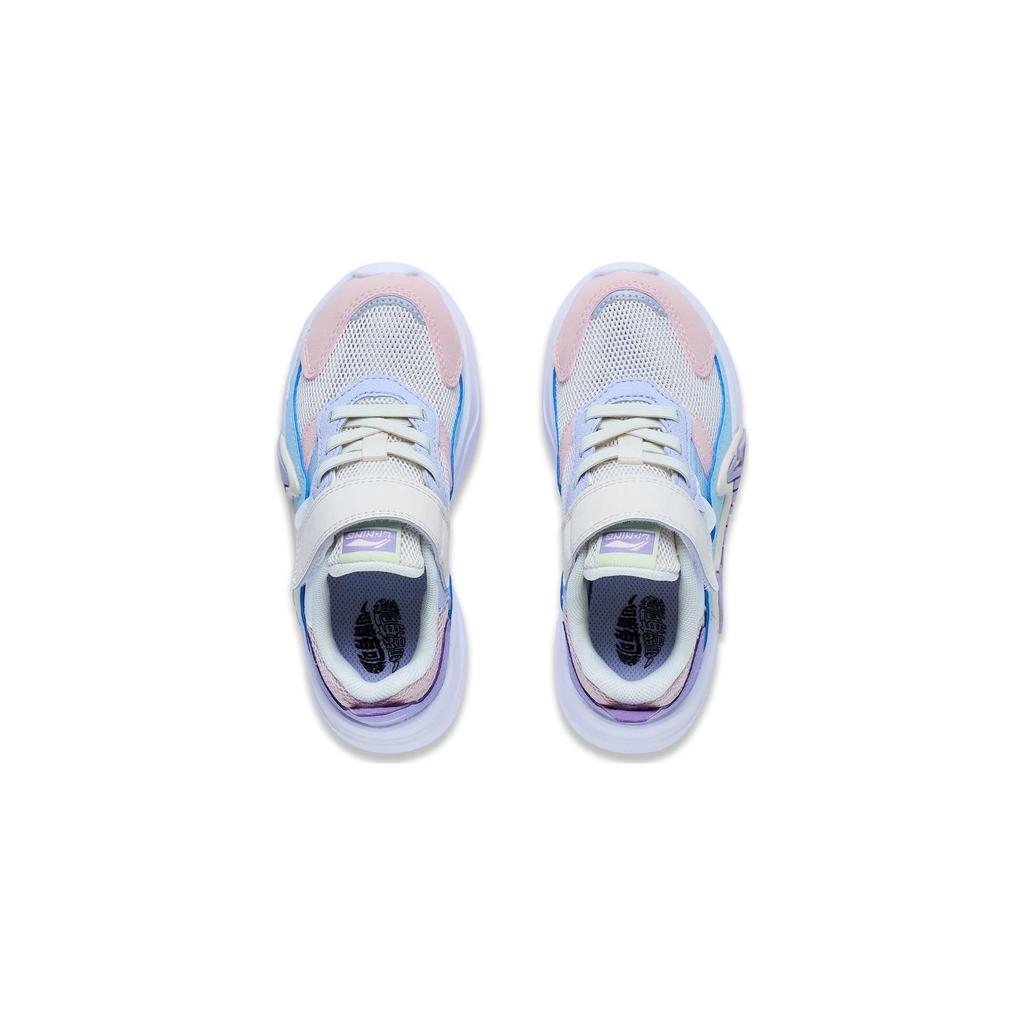 Li Ning Kids Ln 90 Summer Comfortable Non-Slip Wear-Resistant Casual Shoes Kids Shoes Gray Pink Blue YKNT054-4