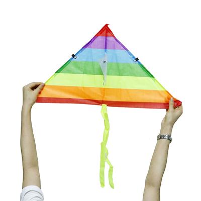 Rainbow Kite With 50M Kite Line Outdoor Kites Kids Toy Kid Gift Garden Cloth Toy