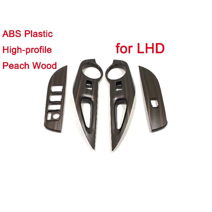 ABS/Steel Window Glass Lift Switch Panel Cover Trim Decoration Lamp Frame Sticker For Toyota Corolla Cross XG10 2024+