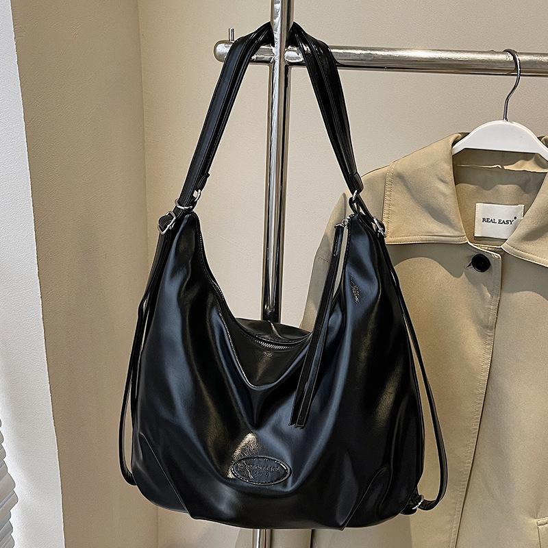 Spring and Summer New Niche Casual Soft Leather Multi-back Backpack Bag Female Students Commute To Class Large-capacity Tote Bag