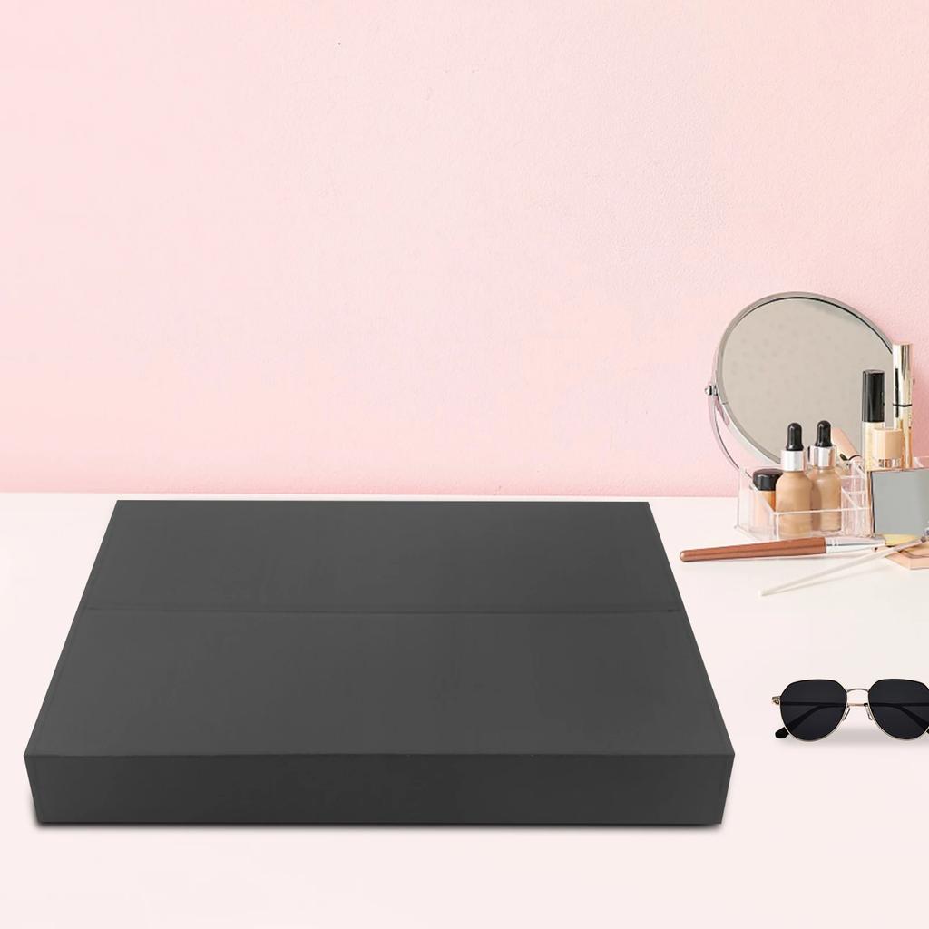 18-Slot Sunglasses Storage Display Box - Eyeglass Storage Case with Stand, Fabric Lining, Snap Closure -for Glasses and Jewelry