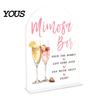 Table Number Plates Arch Wedding Numbers, 1-10 Place Cards with Stands, Holders Clear Acrylic Signs for Receptions, Parties, Anniversaries,