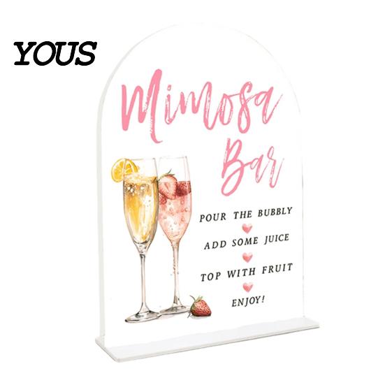 Table Number Plates Arch Wedding Numbers, 1-10 Place Cards with Stands, Holders Clear Acrylic Signs for Receptions, Parties, Anniversaries,