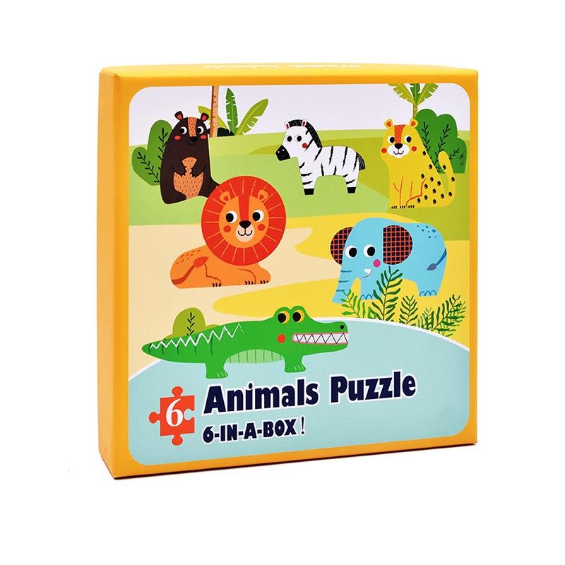 Wooden Puzzle Set Farm Forest Ocean Traffic Themes