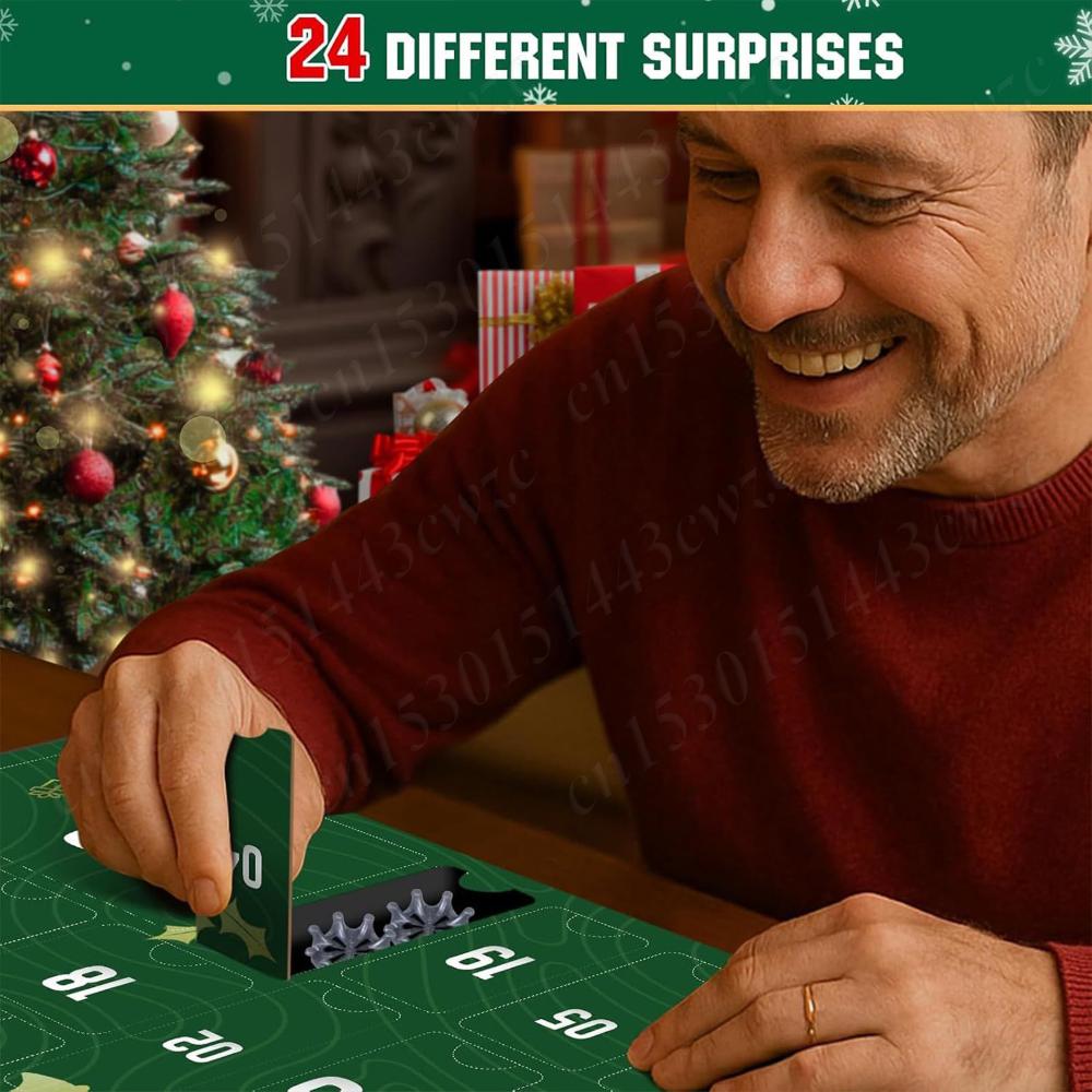 Golf Adventskalender 2026 Weihnachts-Adventskalender mit Golf-Überraschungen Golfzubehör Xmas Countdown-Kalender Geschenke für Golf-Liebhaber