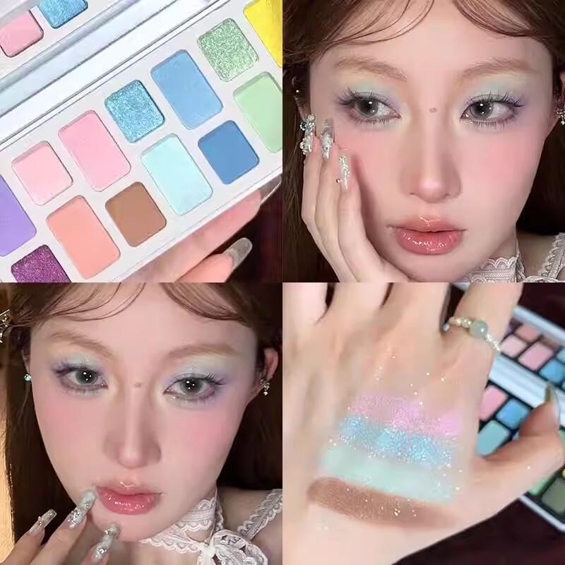 DIKALU Lidschattenpalette mit 16 Farben