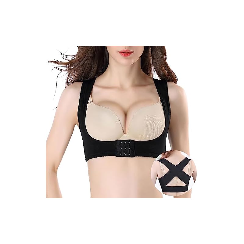[YUMISS] Posture Correction Belt for Women - Corset [X-shaped Strong Compression - Beautiful Bust and Posture - Bust Lift] Posture Belt for Women,