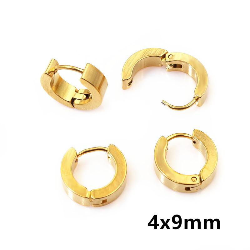 NO Fade 10pcs 15*13mm Stainless Steel Screw Ear Clip Earring Settings Rotate Pads Earring Findings 2026 New Arrival 