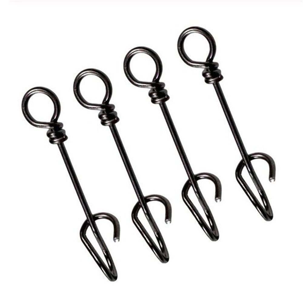 Rolling Snap Quick Connection Fishing Fastach Clips Swivels Connector Connector Stainless Steel
