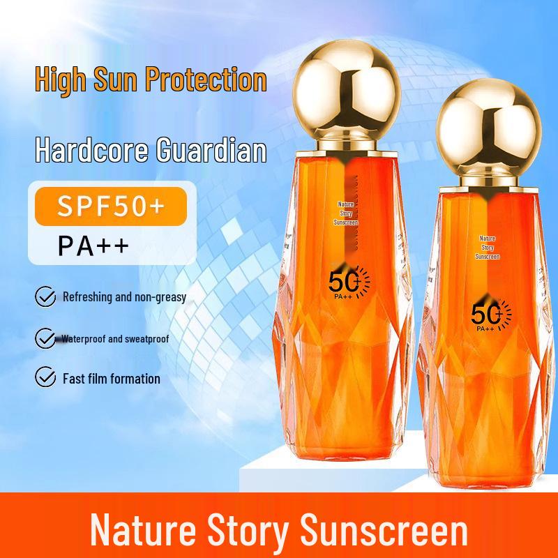 48-Hour Delivery: Nature Story SPF50++ Sunscreen – Waterproof, Sweatproof, Anti-UV Isolation Cream