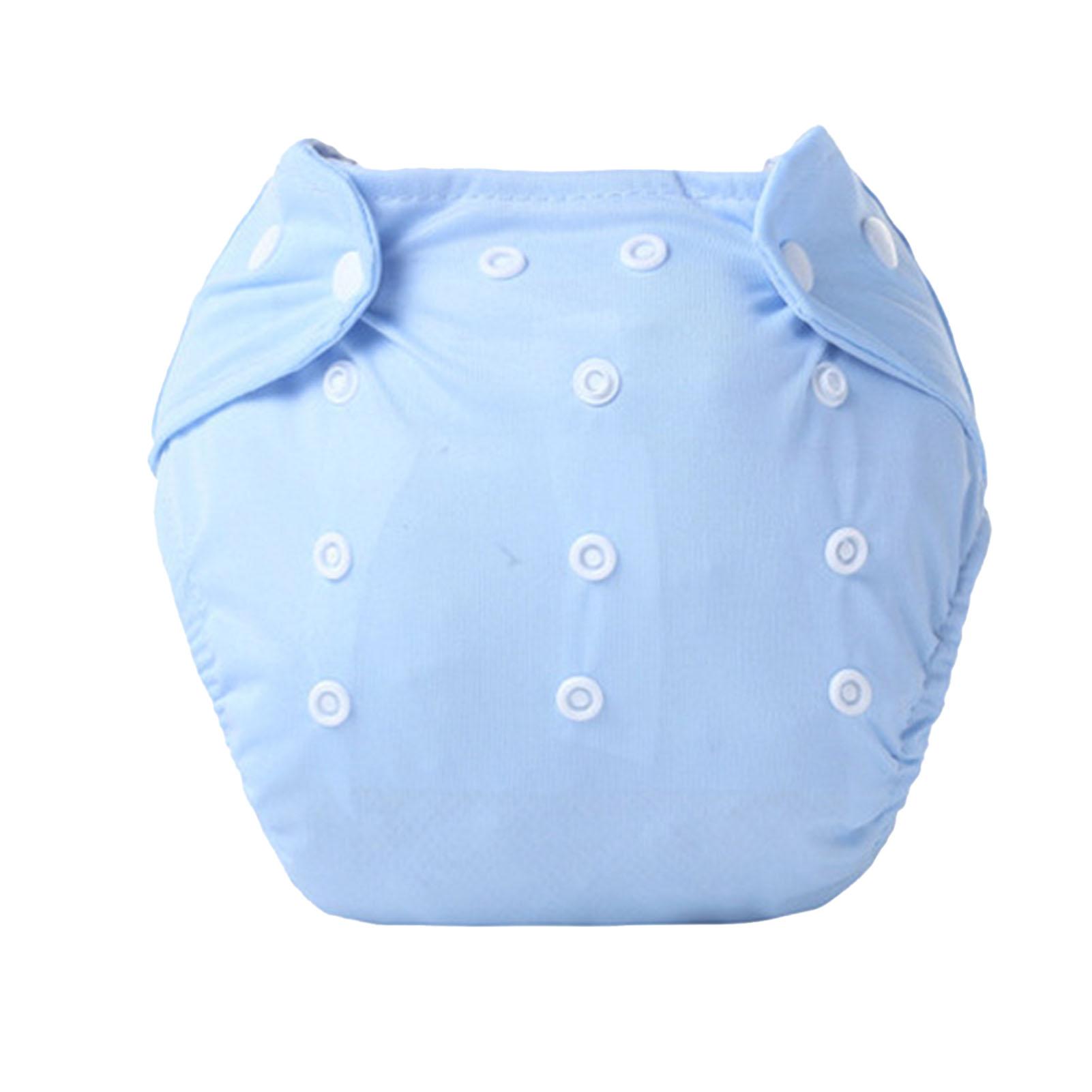 

Тканевый подгузник Полиэфирное волокно Кнопочный дизайн Регулируемый Непромокаемый Стираемый Карманный тканевый подгузник для синий