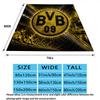 BVB 09 Flanelldecke, Hohe Qualität, Bequem für alle Jahreszeiten, Heimdekoration, Wärme und Komfort