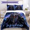 Set Biancheria da Letto Overlord Personalizzato con Nome 3 Pezzi Copripiumino Chiusura Include 1 Copripiumino e 2 Federe, Morbido e Confortevole per Tutte le Stagioni.