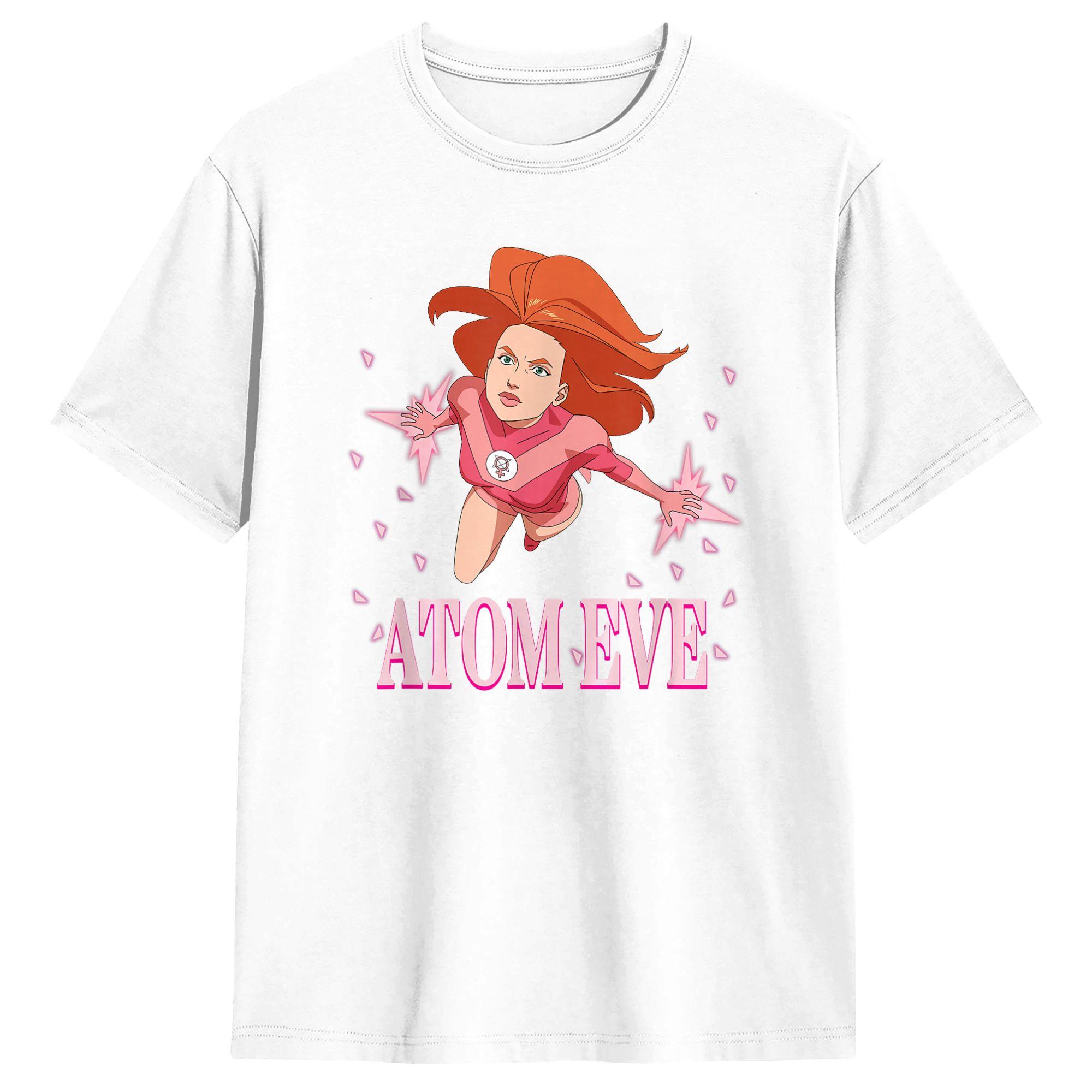 Invincible Atom Eve Flying Heroic Logo Cotton T-Shirt For Summer T Shirts Harajuku Tees Big Size Custom DIY Clothes S