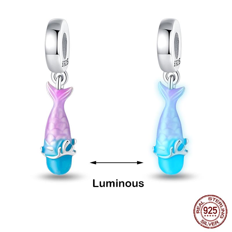 Kupferfarbene Im Dunkeln leuchtende Glühwürmchen Honigbiene Stern Anhänger Perlen Passen Qikaola Original Armbänder Feiner DIY Schmuck Geschenk